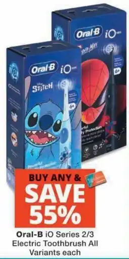 MediRite Oral-B iO Series 2/3 Electric Toothbrush offer