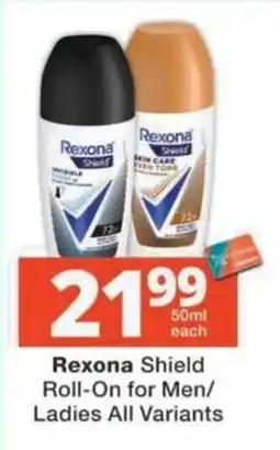 MediRite Rexona Shield Roll-On for Men/Ladies All Variants offer