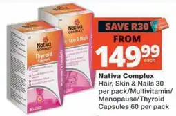 MediRite Nativa Complex Hair, Skin & Nails offer