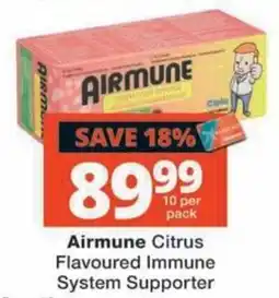 MediRite Airmune Citrus Flavoured Immune System Supporter offer