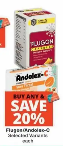 MediRite Flugon/Andolex-C offer