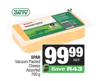 SPAR Vacuum Packed Cheese Assorted