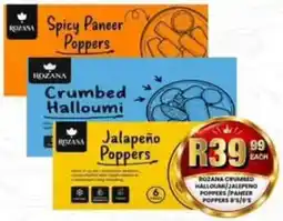 Take 'n Pay Rozana Crumbed Halloumi/Jalapeño Poppers offer