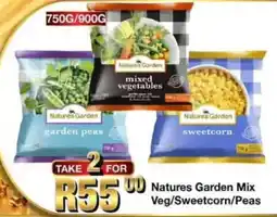 Take 'n Pay Natures Garden Mix Veg/Sweetcorn/Peas offer