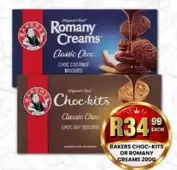 Take 'n Pay Bakers Choc-kits or Romany Creams offer