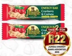 Take 'n Pay Jungle Energy Bars Assorted offer