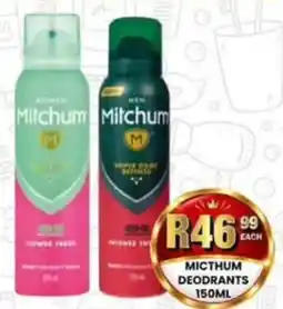 Take 'n Pay Mitchum Deodorants offer