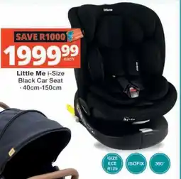 MediRite Little Me i-Size Black Car Seat offer