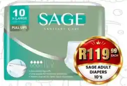 Take 'n Pay SAGE ADULT DIAPERS offer