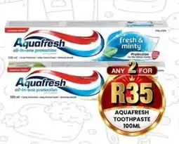 Take 'n Pay Aquafresh Toothpaste offer