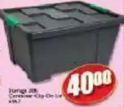 A5 Cash & Carry Sterling 208 Container Clip On Lid offer
