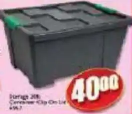 Sterling 208 Container Clip On Lid