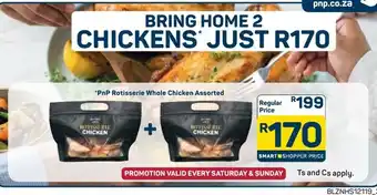 Pick n Pay Liquor PnP Rotisserie Whole Chicken Assorted offer
