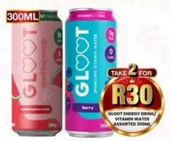 Take 'n Pay GLOOT ENERGY DRINK/VITAMIN WATER ASSORTED offer