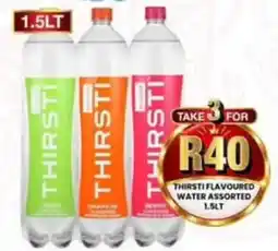 Take 'n Pay Thirsti Flavoured Water Assorted offer
