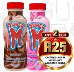 Take 'n Pay Clover Super M Milkshake Assorted offer