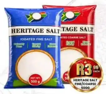 Take 'n Pay Heritage Salt Fine/Coarse offer