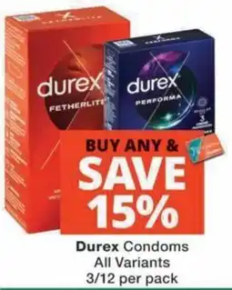 MediRite Durex Condoms offer