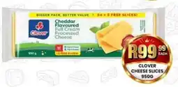 Take 'n Pay Clover Cheddar Flavoured Full Cream Processed Cheese offer