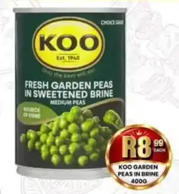 Take 'n Pay KOO Garden Peas in Brine offer
