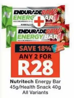 MediRite Nutritech Energy Bar offer