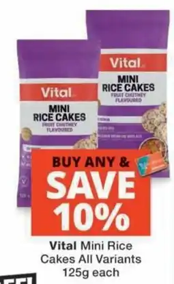 MediRite Vital Mini Rice Cakes offer