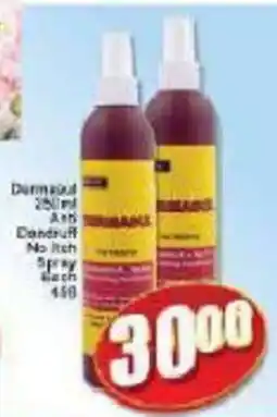 A5 Cash & Carry Dermasol Anti Dandruff No Itch Spray offer