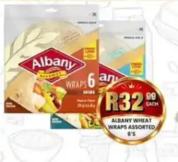 Take 'n Pay Albany Wheat Wraps Assorted offer