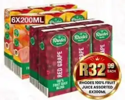 Take 'n Pay Rhodes 100% Fruit Juice Assorted offer