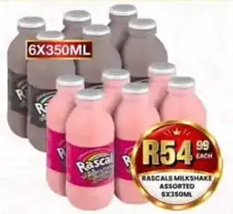 Take 'n Pay Rascals Milkshake Assorted offer