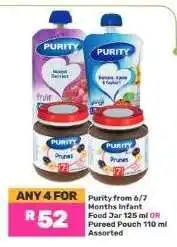 Game Purity Infant Food offer