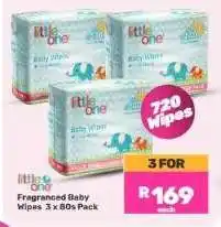 Game Fragranced Baby Wipes 3 x 80s Pack offer