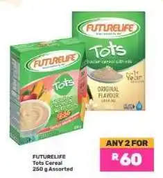 Game Futurelife Tots Cereal offer