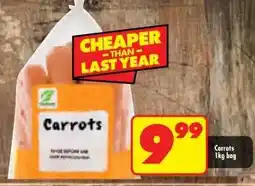 Shoprite CARROTS 1kg bag offer