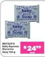 Game Reitzer’s Baby Aqueous Glycerine Soap 100 g offer