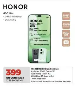 HiFi Corp HONOR 600 Lite offer