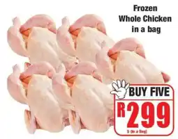 Boxer Frozen Whole Chicken in a bag offer