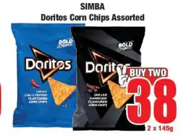 Boxer SIMBA Doritos Corn Chips Assorted offer