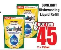 Boxer SUNLIGHT Dishwashing Liquid Refill offer