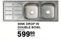 Build It SINK DROP IN DOUBLE BOWL Modern offer