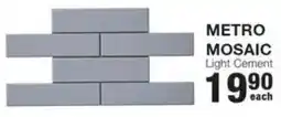Build It METRO MOSAIC Light Cement offer