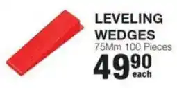 Build It LEVELING WEDGES offer