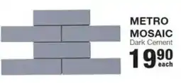 Build It METRO MOSAIC Dark Cement offer