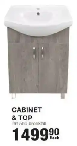 Build It Cabinet & Top Tat 550 brookhill offer
