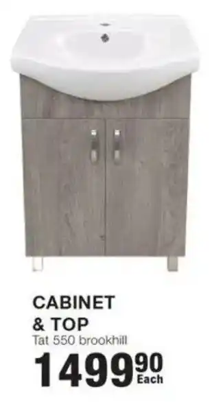 Cabinet & Top Tat 550 brookhill