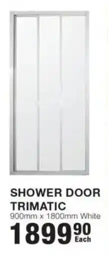 Build It SHOWER DOOR TRIMATIC offer