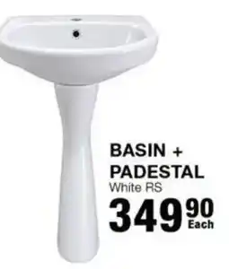 Build It BASIN + PADESTAL White RS offer