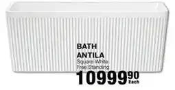 Build It BATH ANTILA Square White Free Standing offer