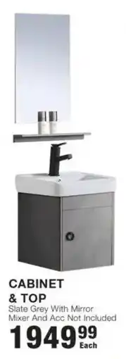 Build It Cabinet & Top Slate Grey With Mirror Mixer And Acc Not Included offer