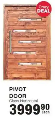 Build It PIVOT DOOR Glass Horizontal offer
